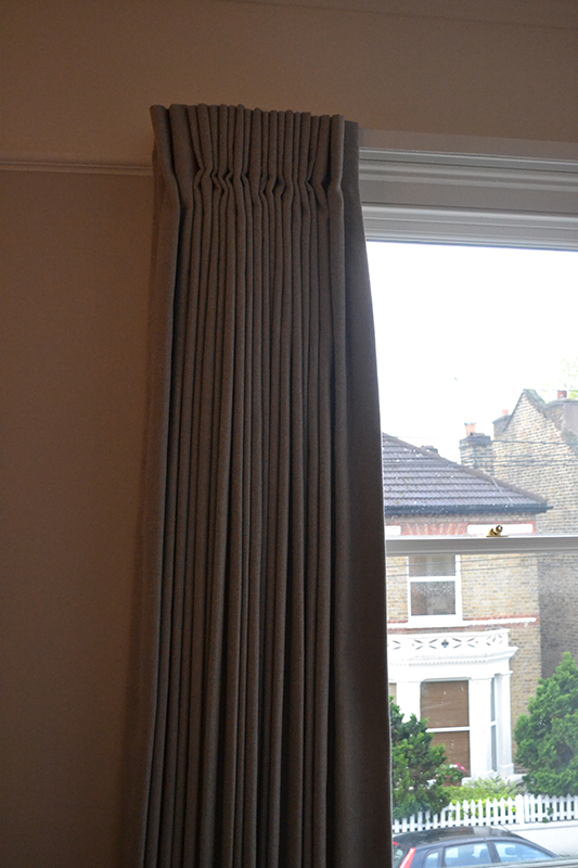 Samantha Kirk Soft Furnishings Single Pleat Curtains